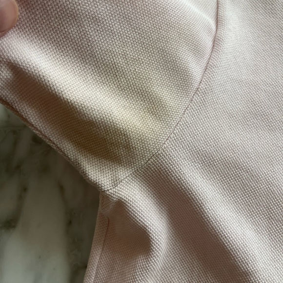 Lacoste light pink pique polo, size 2 (XS) - Picture 4 of 6